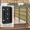 Steel DN Mate Nylon Deck Railing Bracket 2x4 Handrail-3