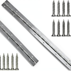 YOUNTHYE 16 Inch Silver Stainless Steel Piano Hinge-0