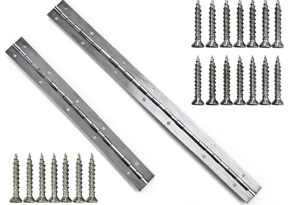 YOUNTHYE 16-inch stainless steel piano hinge with polished finish