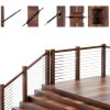 BLIKA Black Stainless Steel Cable Railing DIY T316 Marine-4