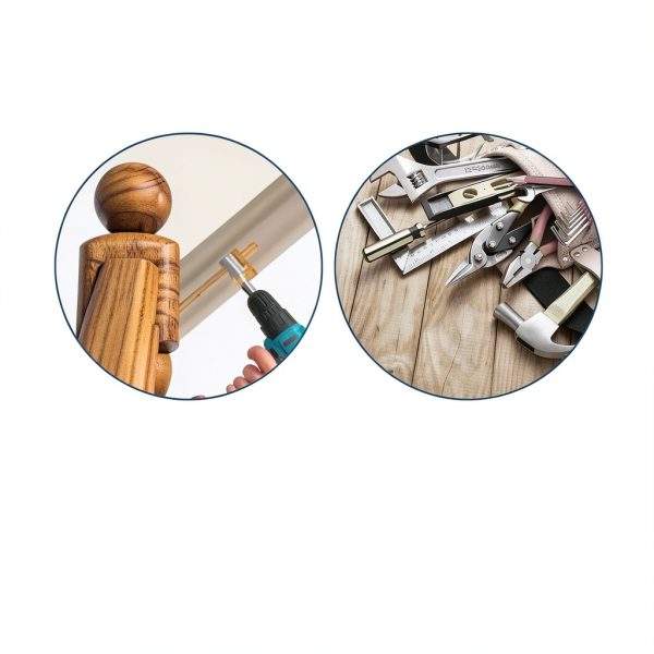 Zipbolt Angled Handrail Kit Steel Wood Installation Tools-4