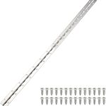 uxcell Stainless Steel Continuous Hinge Silver 30 Inch-0