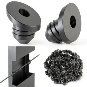 BLIKA 30 Degree Cable Railing Rubber Grommets Protector-0