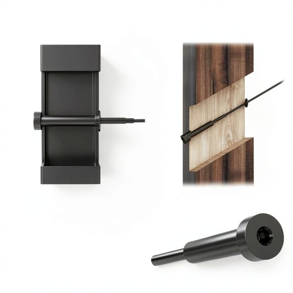 Muzata Cable Railing Kit Black Stainless Steel Hardware-3