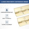 PATIKIL 304 Stainless Steel Continuous Hinge for DIY-3