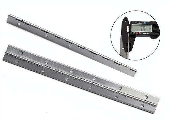 GBACHOOSE Stainless Steel Piano Hinge 12 Inch Heavy Duty-1