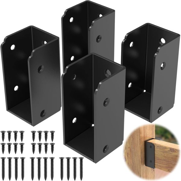 IRENPORU Stainless Steel Deck Railing Brackets Connectors-7