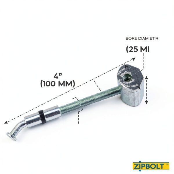 Zipbolt Angled Handrail Kit Steel Wood Installation Tools-3