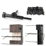 Muzata Cable Railing Kit Black Stainless Steel Hardware-0