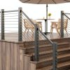 BLIKA Black Stainless Steel Cable Railing DIY T316 Marine-5