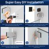 LukLoy Glass Clamp Stainless Steel Rust Resistant Modern-5