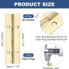 PATIKIL 304 Stainless Steel Continuous Hinge Flush Mount-1