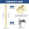 PATIKIL 304 Stainless Steel Continuous Hinge for DIY-1