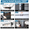 Muzata Cable Railing Hardware Stainless Steel Swageless-4