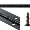 Continuous Piano Hinge LOYORTY Metal Black 16in-1