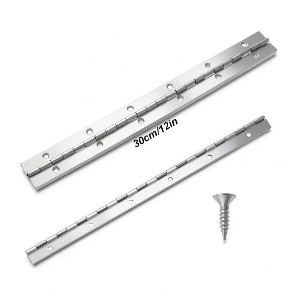 Xyembu Silver Piano Hinges Door Mount-1