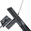 Continuous Piano Hinge LOYORTY Metal Black 16in-4