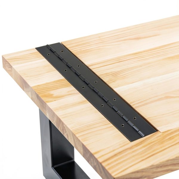 Piano Hinge ASMJMJ Matte Black Continuous-5