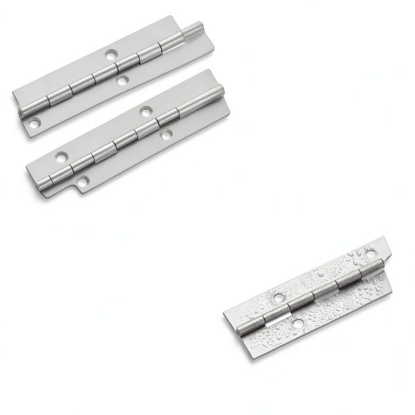Xyembu Silver Piano Hinges Door Mount-3