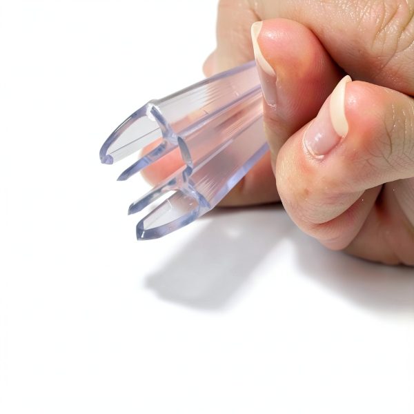 PVC Piano Hinge DistinctAndUnique Clear Floor-1