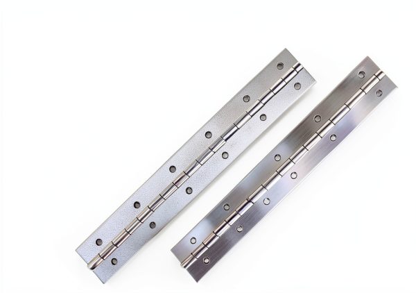 Silver Piano Hinge Teqinok 12in Continuous Door-1