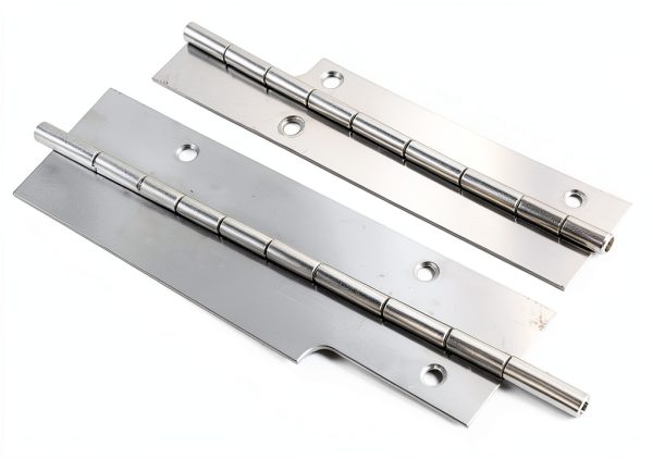YHNTGB Stainless Steel 6" Piano Hinge Set 6pcs Polished Surface Mount-5