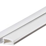 Outwater 3/16" White Polypropylene Panel Hinge 72in 10-Pack-0