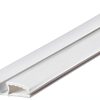 Outwater Polypropylene Panel Hinge 72-Inch 18-Pack White-0