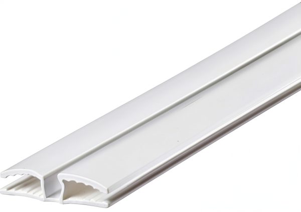 Outwater Polypropylene Panel Hinge 72-Inch 18-Pack White-0