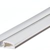 Outwater White Polypropylene Cabinet Hinge 48in 3 Pack Unfinished-0