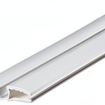 Outwater White Polypropylene Cabinet Hinge 48in 3 Pack Unfinished-0