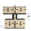 Outwater White Polypropylene Cabinet Hinge 48in 3 Pack Unfinished-1