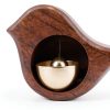 Bell for Door Opening Tookie Magnetic Bird‑Shape Wooden Chime 10x8cm-5