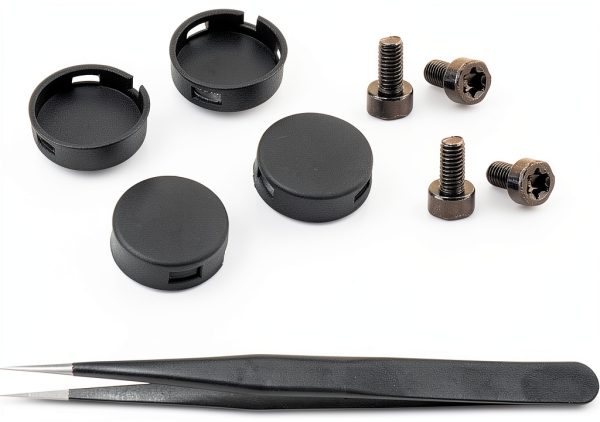Doorbell Button Replacement beiyoule Round Push Button with Screws-8