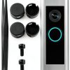 Doorbell Button Replacement beiyoule Round Push Button with Screws-0