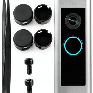 Doorbell Button Replacement beiyoule Round Push Button with Screws-0