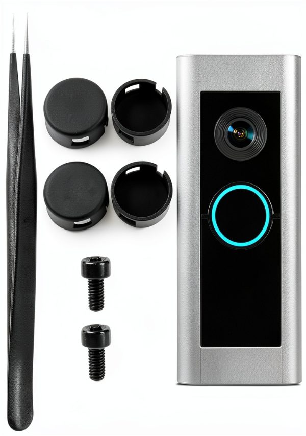 Doorbell Button Replacement beiyoule Round Push Button with Screws-0