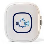 Wireless Doorbell MEISENKAI 1,200ft Range, 5 Volumes, 52 Chimes White-0