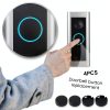 Doorbell Button Replacement beiyoule Round Push Button with Screws-5