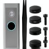 Doorbell Button Replacement beiyoule Round Push Button with Screws-7