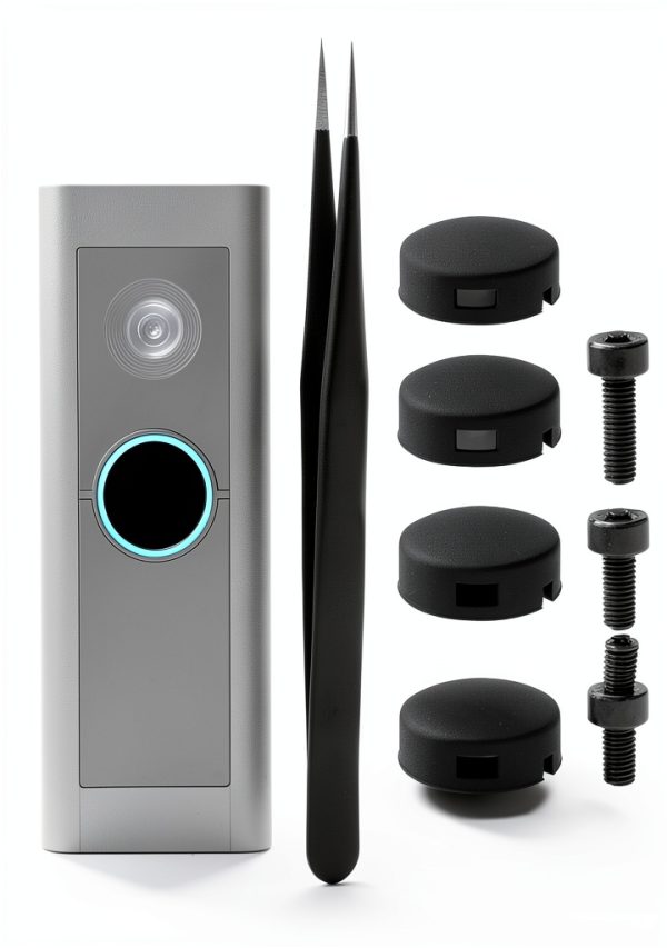 Doorbell Button Replacement beiyoule Round Push Button with Screws-7