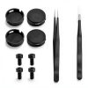 Doorbell Button Replacement beiyoule Round Push Button with Screws-1