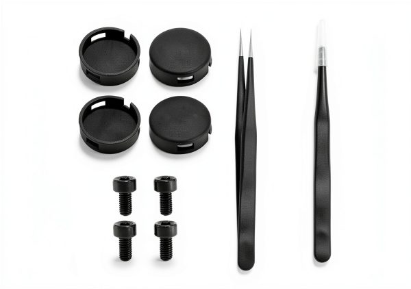 Doorbell Button Replacement beiyoule Round Push Button with Screws-1