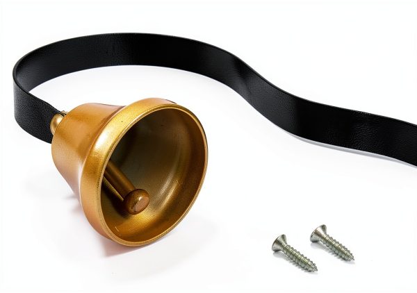 Retro Doorbell, Traditional Metal Shopkeepers Bell, Home Office Retail Store Door Hanging Bell Dog Training Bell Ring Bell for Door Opening,Remind You Customer Coming-5