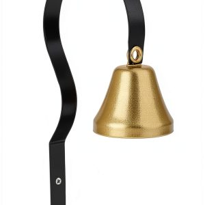 Retro Doorbell, Traditional Metal Shopkeepers Bell, Home Office Retail Store Door Hanging Bell Dog Training Bell Ring Bell for Door Opening,Remind You Customer Coming-0