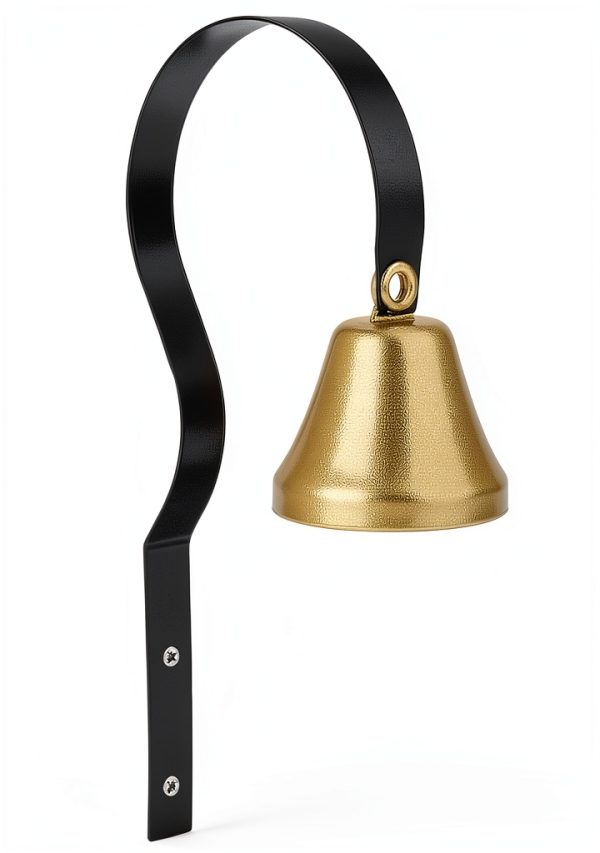 Retro Doorbell, Traditional Metal Shopkeepers Bell, Home Office Retail Store Door Hanging Bell Dog Training Bell Ring Bell for Door Opening,Remind You Customer Coming-0