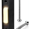 Lighted Doorbell Button Fiada Opener Switch with LED Light – Black-0