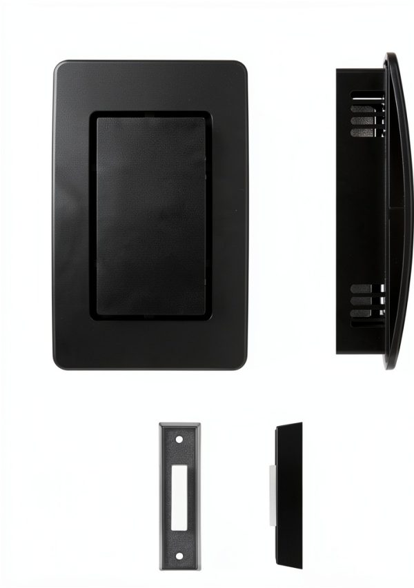 Heath Zenith Wired Doorbell Chime Kit 2 Melody Illuminated Button-8