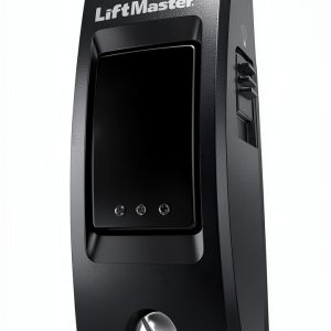 LiftMaster 883LMW Wall-Mounted Wired Push Garage Door Opener and Doorbell Button with Light Button - Compatible only with Security+ 2.0 Garage Door openers That Have a Round Yellow Learn Button-0