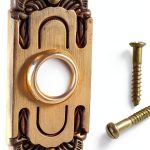 Metal Lighted Doorbell Push Button – RANERVZ Bronze Yellow 3.2"-0